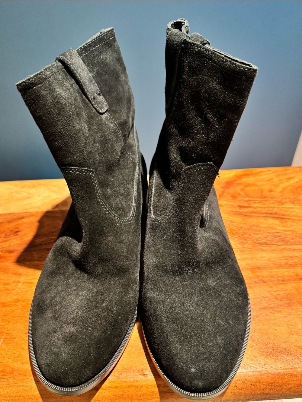 Rebecca Minkoff Chasidy Suede Booties Black US 8.5